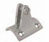 AISI 316 Deck Hinge for tube 40mm