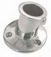 AISI 316 Flag Pole Socket Top Mounted 25mm