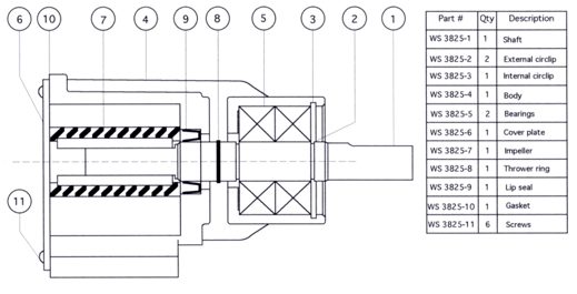 WS3825 - Repair Instructions